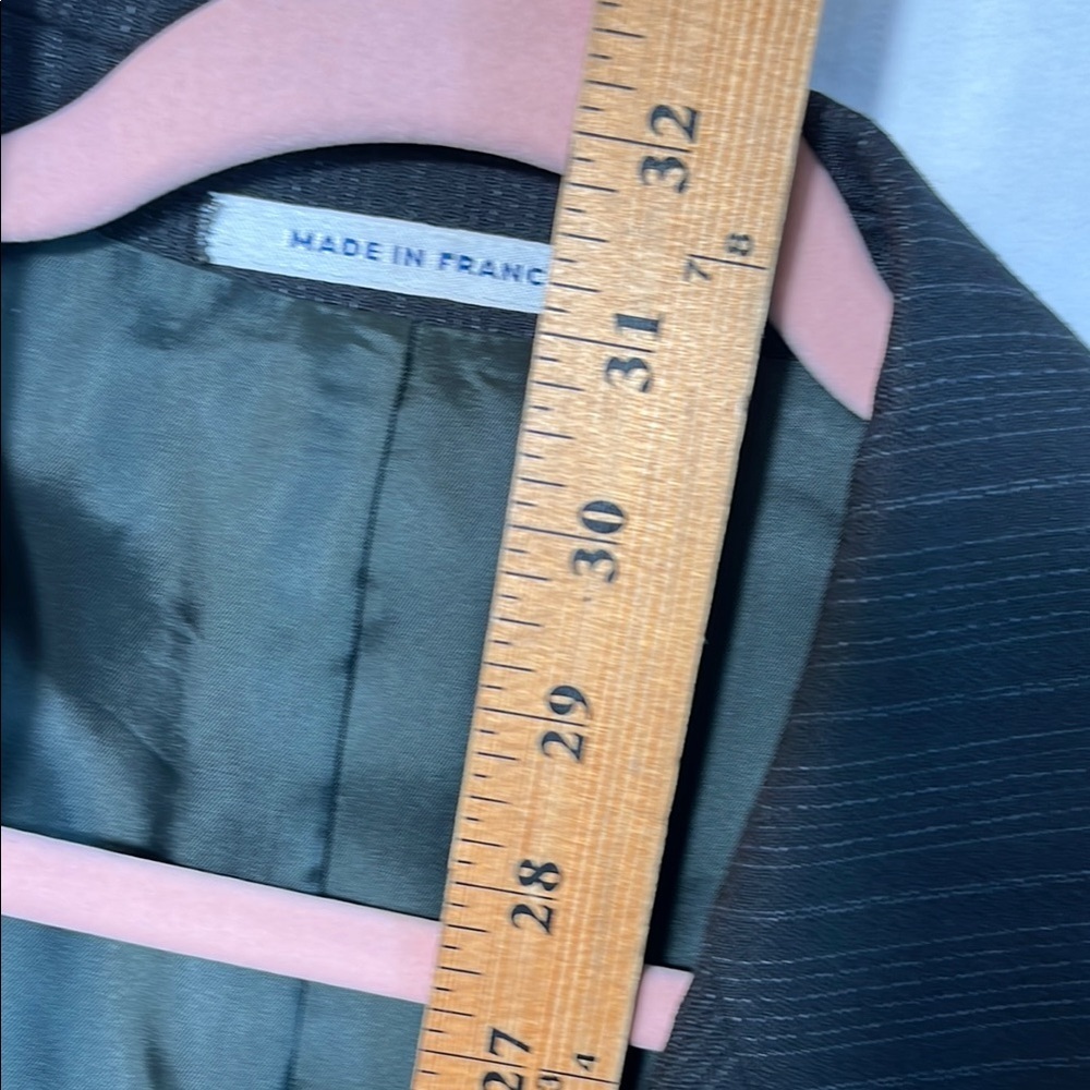 Yves Saint Laurent Black Sport Coat Tailored Fit Notched Lapels - Picture 9 of 9
